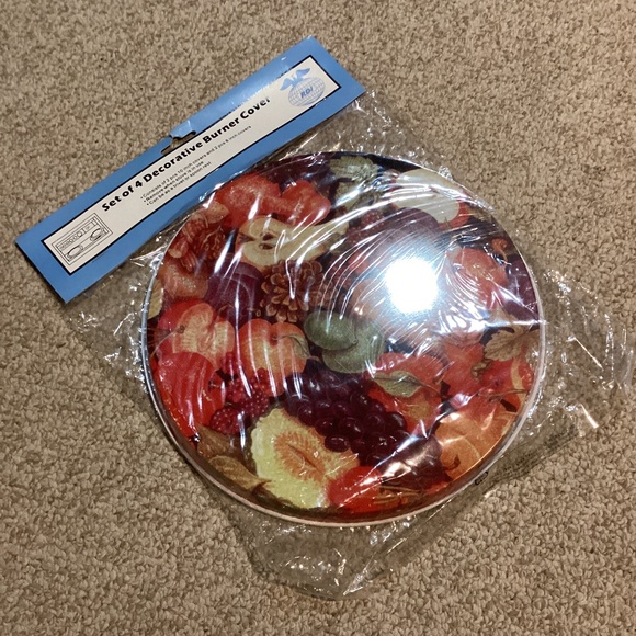 *free with bundle of 2+ items* decorative burner covers, NIP - Picture 1 of 3